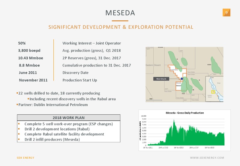 Annual General Meeting – SDX Energy, Inc – slide 9
