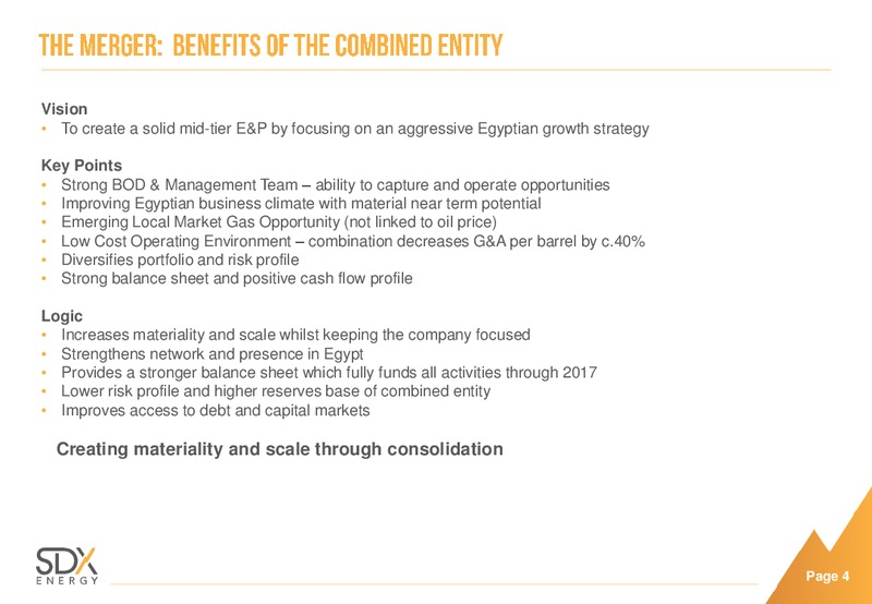 Investor Presentation – SDX Energy, Inc – slide 4