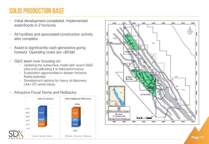 Investor Presentation – SDX Energy, Inc – slide 13