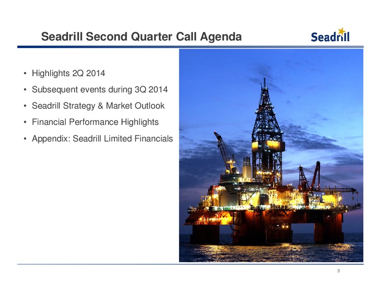 Conference Call – Seadrill Limited – slide 2
