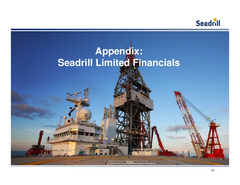 Conference Call – Seadrill Limited – slide 18