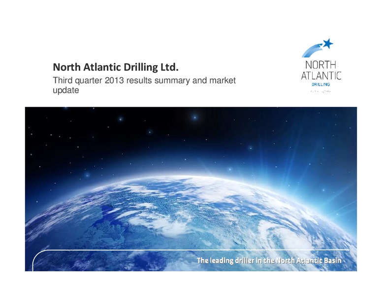 Conference Call 3Q 2013 Results – Seadrill Limited – slide 23