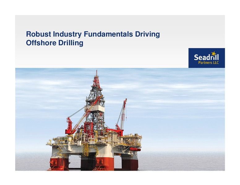 UBS MLP ONE ON ONE CONFERENCE – Seadrill Partners LLC – slide 10