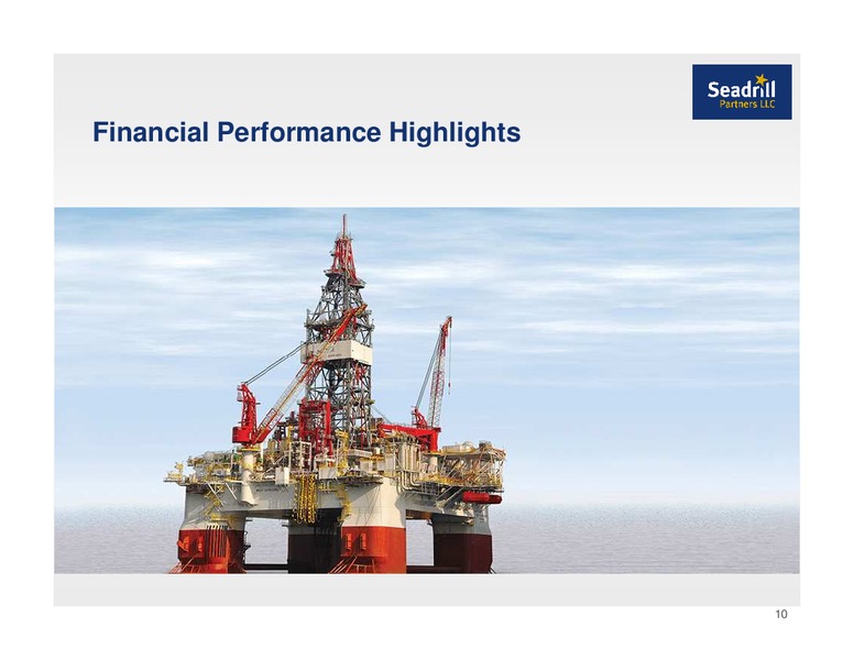 Q1 2013 EARNINGS CALL – Seadrill Partners LLC – slide 9