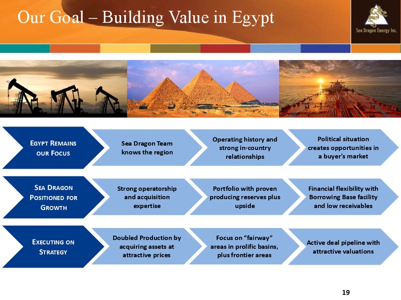 Company Update – Sea Dragon Energy Inc. – slide 19