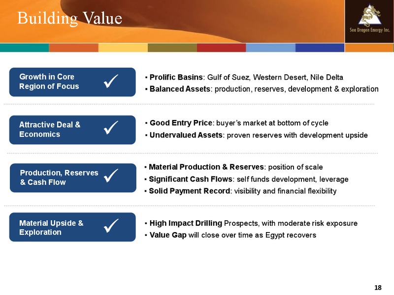March 2015 Company Update – Sea Dragon Energy Inc. – slide 18