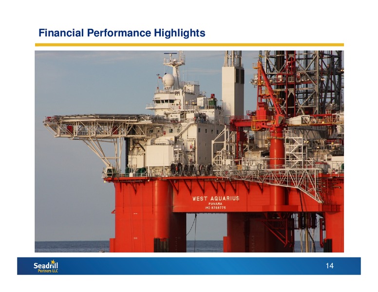 Conference Call Second Quarter 2014 Results – Seadrill Limited – slide 13