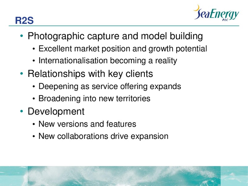AGM – Sea Energy Plc – slide 11