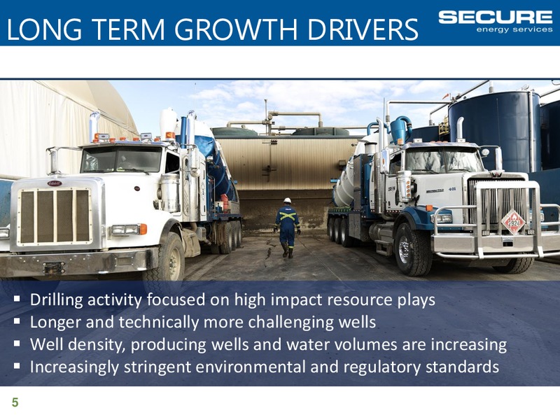 Investor Update – Secure Energy Services – slide 5