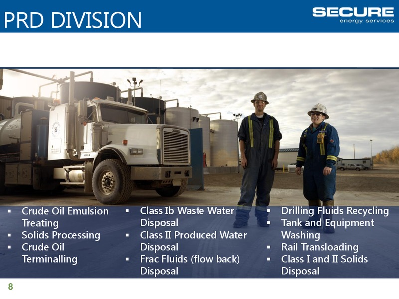 Investor Update – Secure Energy Services – slide 8