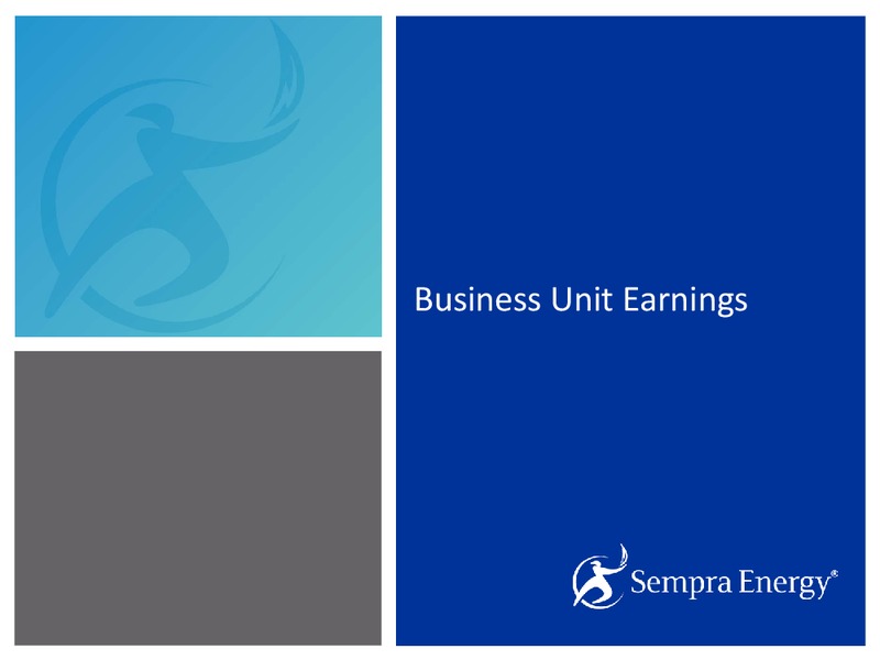 2014 Earnings Results – Sempra Energy – slide 11
