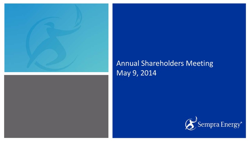 INVESTOR PRESENTATION – Sempra Energy – slide 8