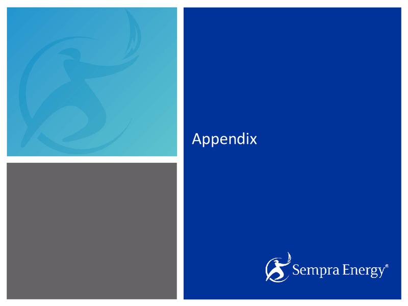 Third Quarter 2014 Earnings Results – Sempra Energy – slide 18