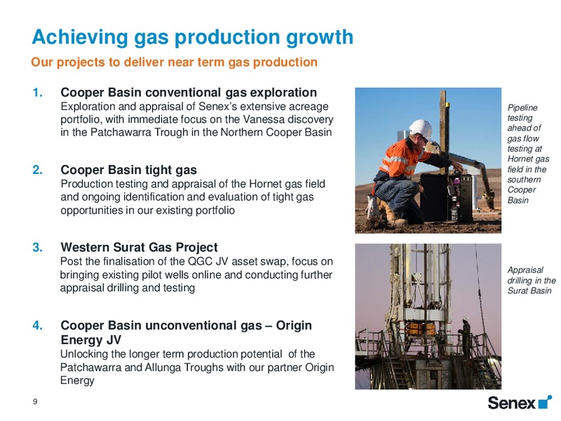 Investor Presentation – Senex Energy Ltd. – slide 8