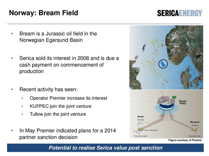 CHIEF OPERATING OFFICERS REVIEW – Serica Energy Plc – slide 16
