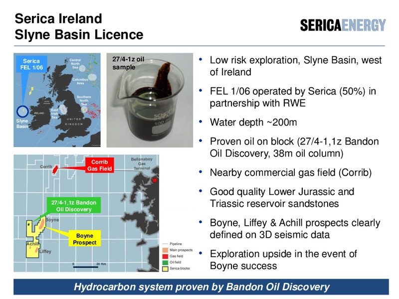 chief operating officer review – Serica Energy Plc – slide 21