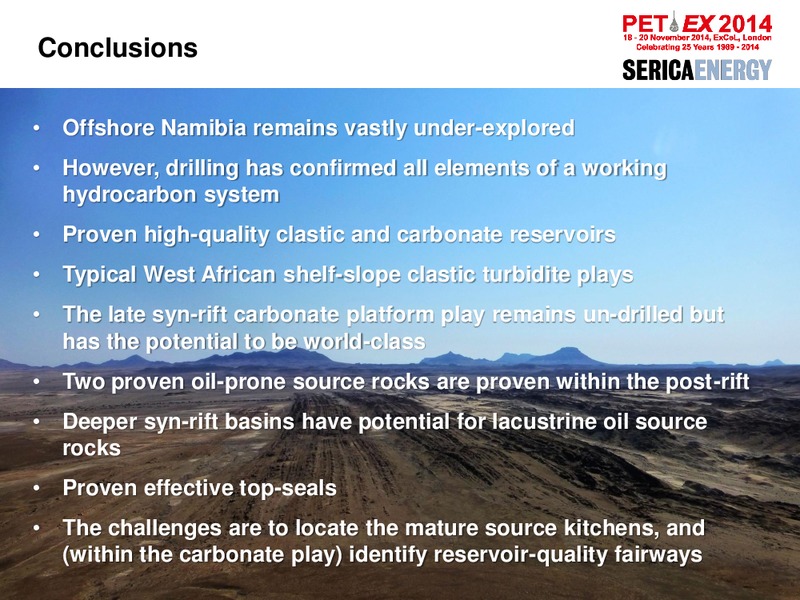 PETEX 2014 Conference – Serica Energy Plc – slide 32