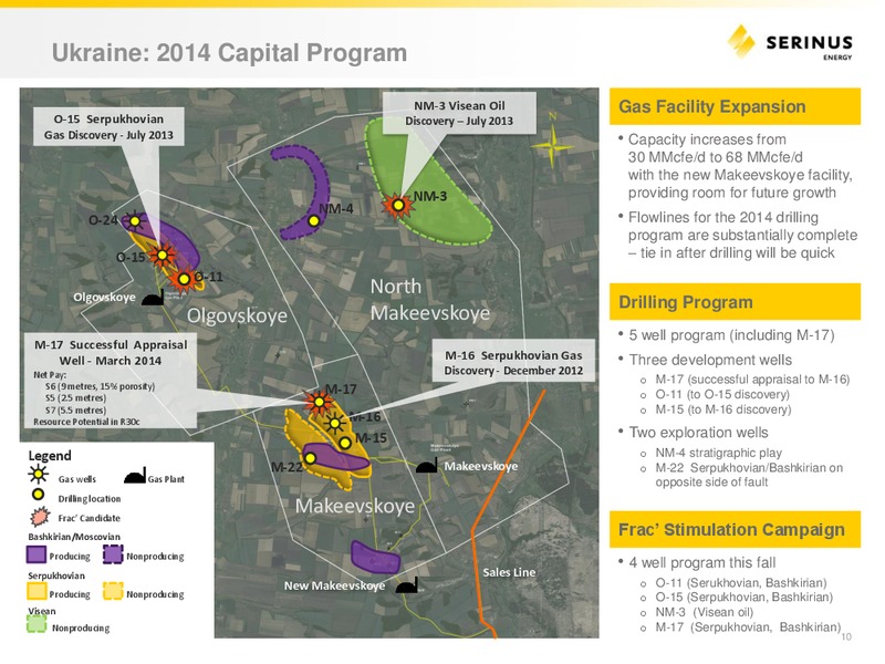 INVESTOR PRESENTATION – Serinus Energy Inc. – slide 9