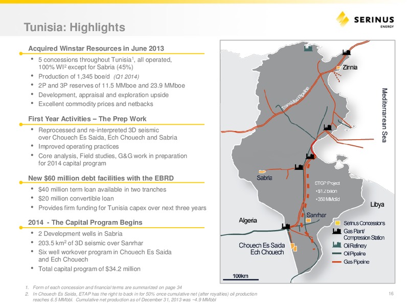 INVESTOR PRESENTATION – Serinus Energy Inc. – slide 15