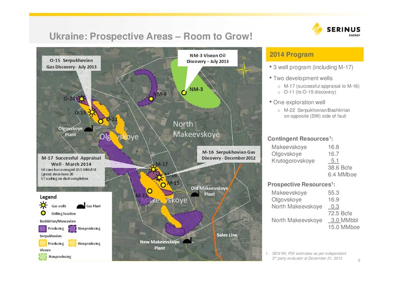 INVESTOR PRESENTATION – Serinus Energy Inc. – slide 8