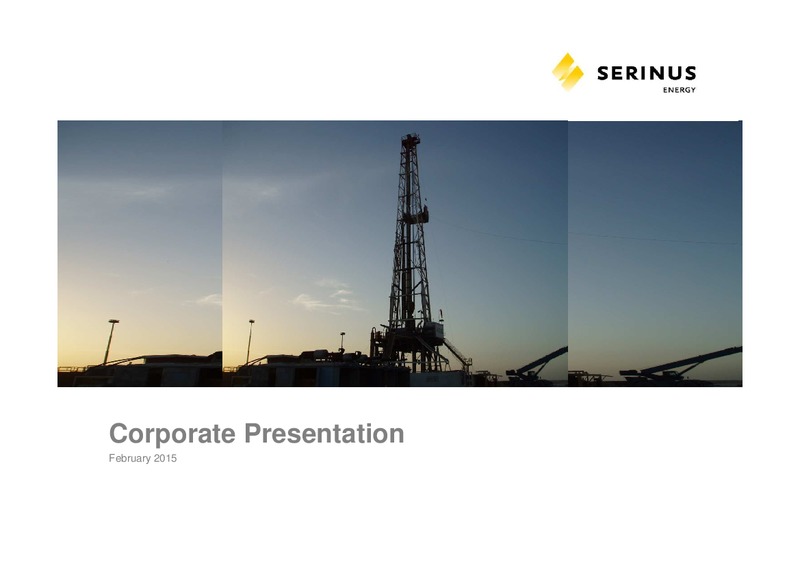 Corporate Presentation – Serinus Energy Inc. – slide 1