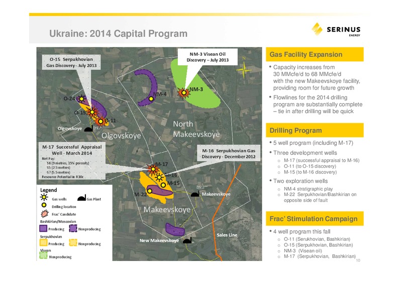 INVESTOR PRESENTATION – Serinus Energy Inc. – slide 9
