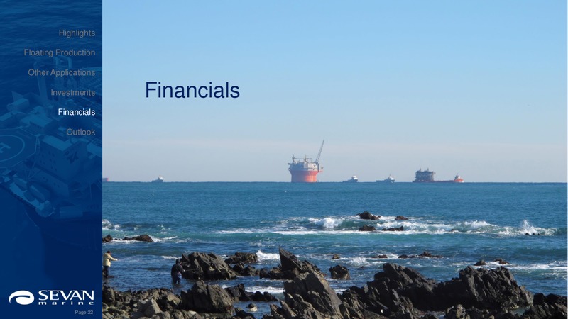 Fourth Quarter 2014 – Sevan Marine – slide 21