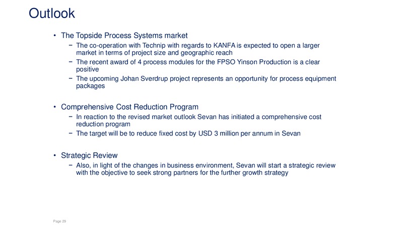 Fourth Quarter 2014 – Sevan Marine – slide 28