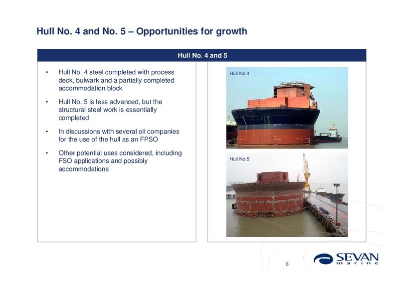 Q1 2012 EARNINGS CALL – Sevan Marine – slide 8