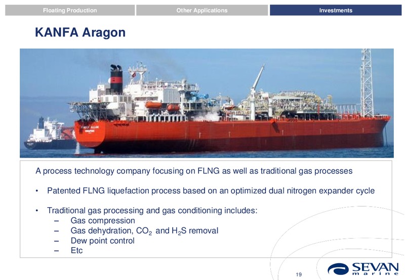 Q3 2014 EARNINGS CALL – Sevan Marine – slide 19