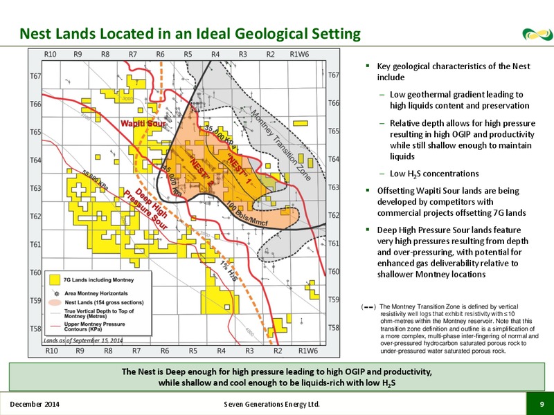 2014 PLAY BY PLAY ENERGY CONFERENCE – Seven Generations Energy Ltd – slide 7