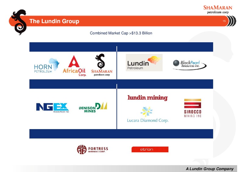 ANNUAL GENERAL MEETING – Shamaran Petroleum – slide 15