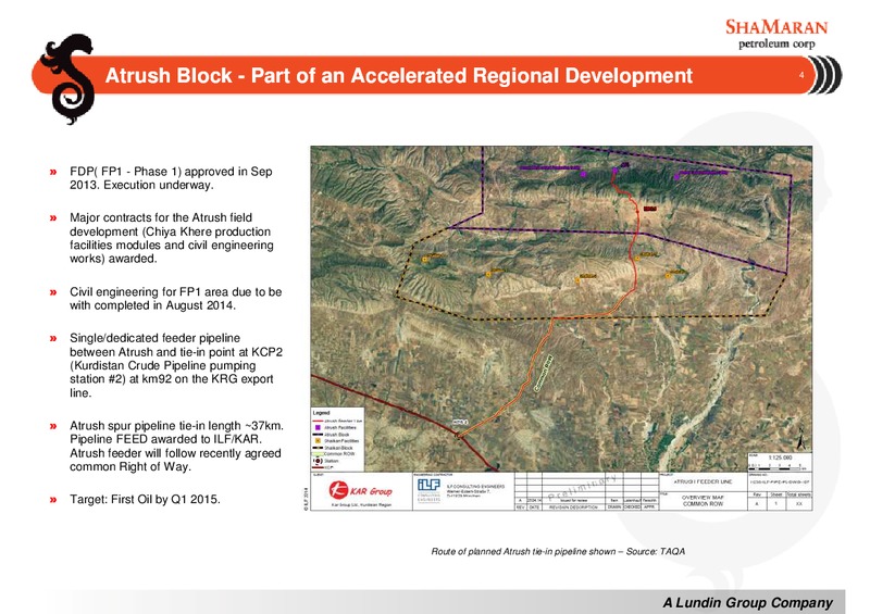Corporate Annual General Meeting – Shamaran Petroleum – slide 4