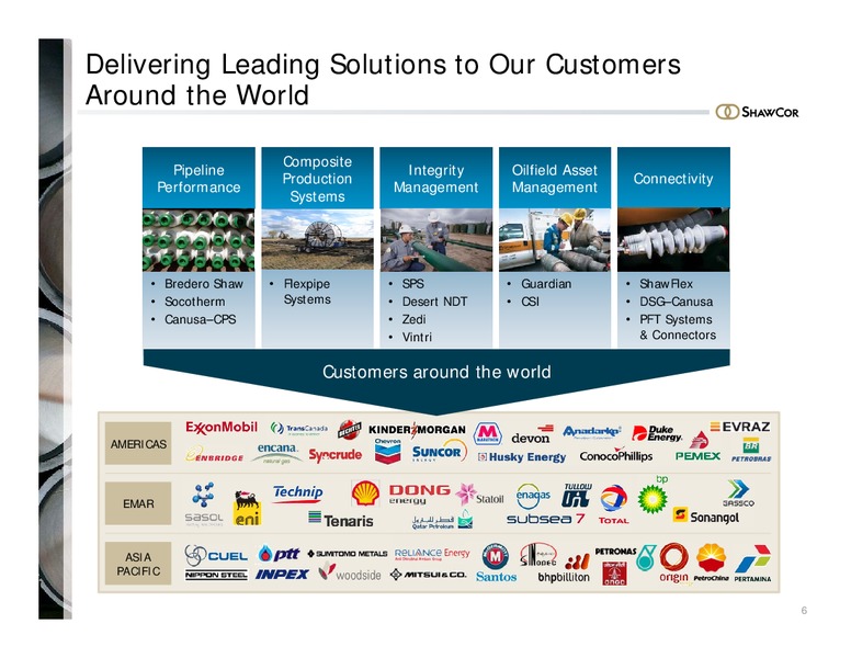 INVESTOR PRESENTATION – Shawcor Ltd. – slide 5