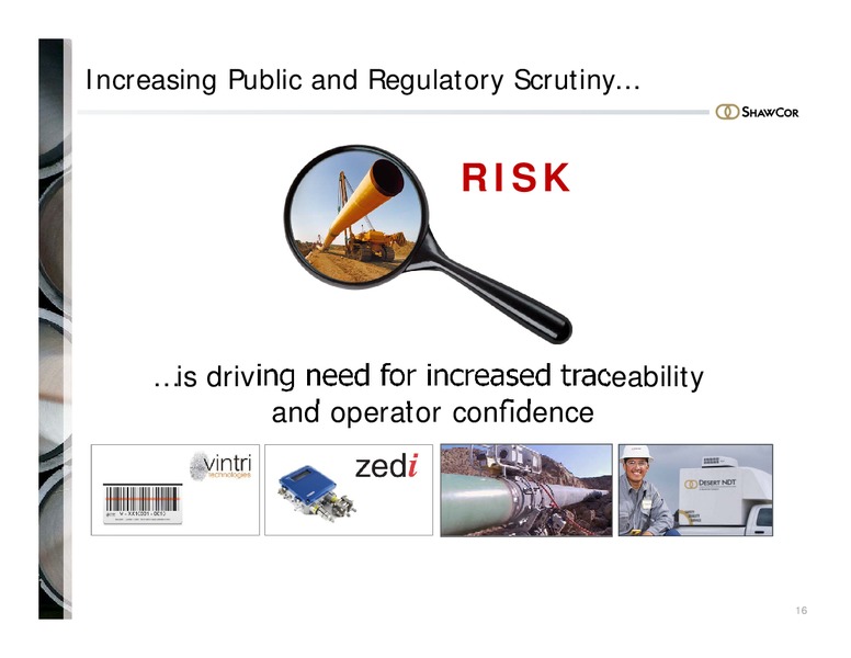 INVESTOR PRESENTATION – Shawcor Ltd. – slide 15