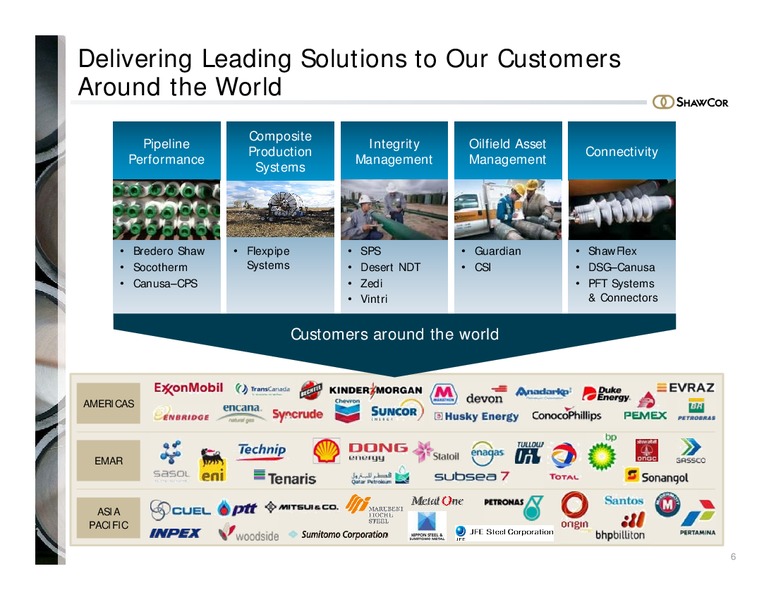 Investor Presentation – Shawcor Ltd. – slide 5