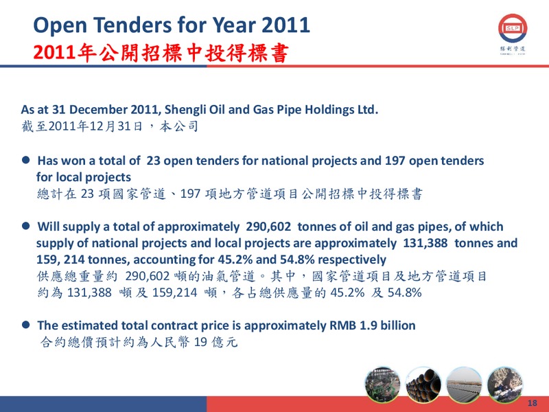 2011 ANNUAL RESULTS PRESENTATION – Shengli Oil and Gas Pipe Holdings Limited – slide 17