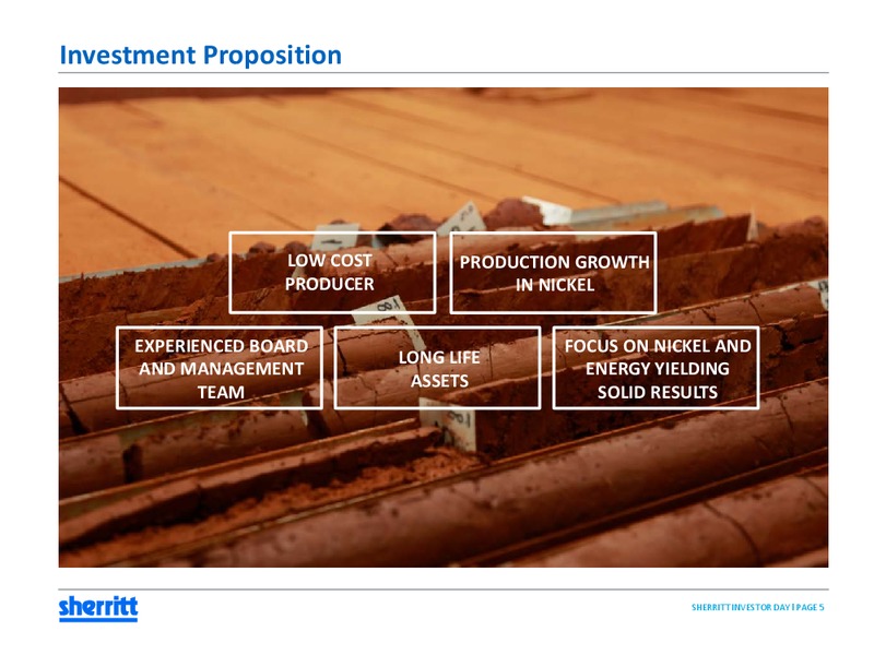 ANALYST AND INVESTOR DAY – Sherritt International – slide 4