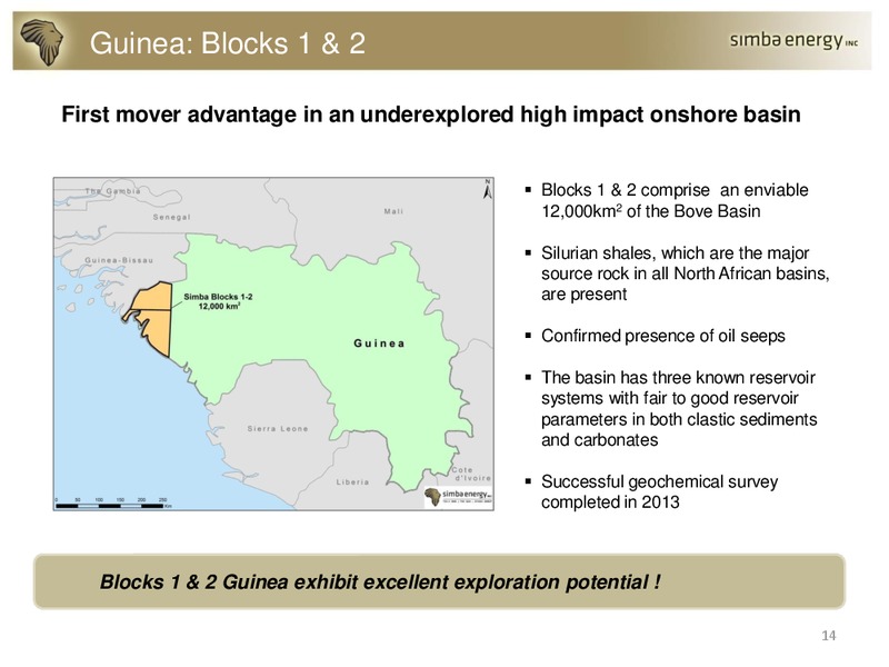 Portfolio Highlights – Simba Energy – slide 14