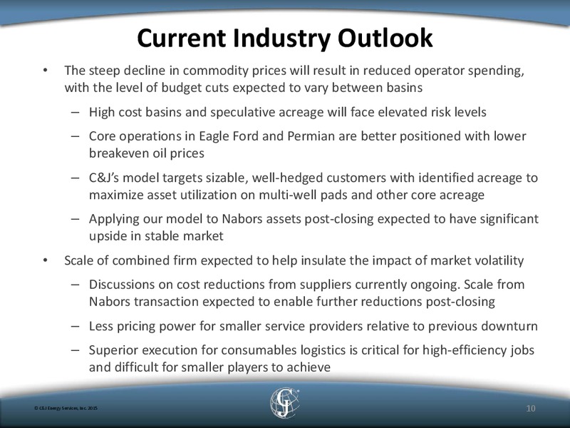 Simmons Energy Conference – Simmons Inc* D J – slide 8