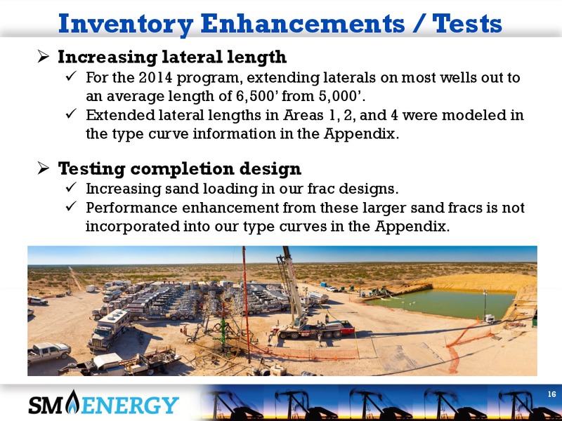 4Q 2013 EARNINGS CALL – SM Energy Company – slide 15
