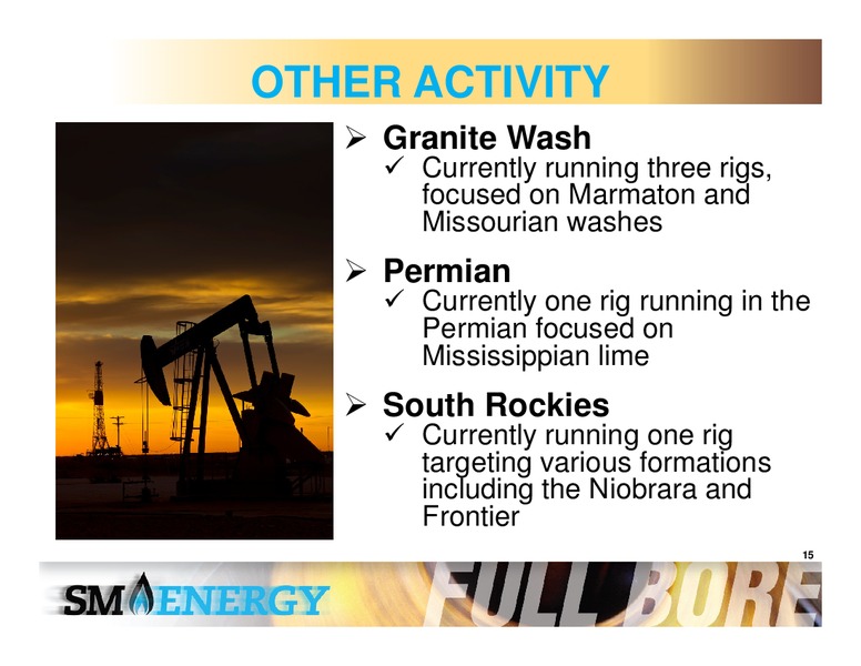 1Q 2012 Earnings Call – SM Energy Company – slide 14