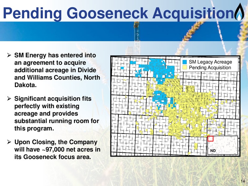 2Q 2014 Earning Call – SM Energy Company – slide 13