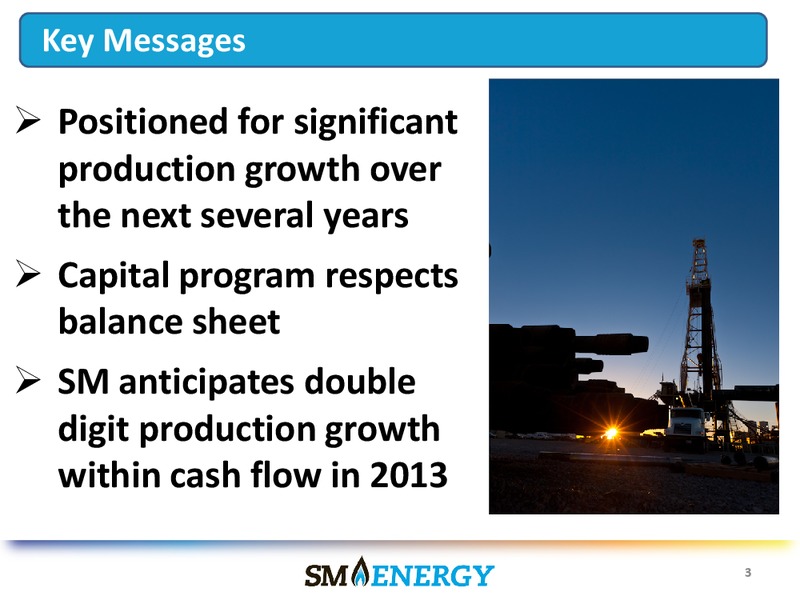 The Oil and Gas Conference – SM Energy Company – slide 2