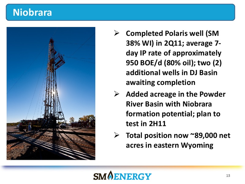The Oil and Gas Conference – SM Energy Company – slide 12