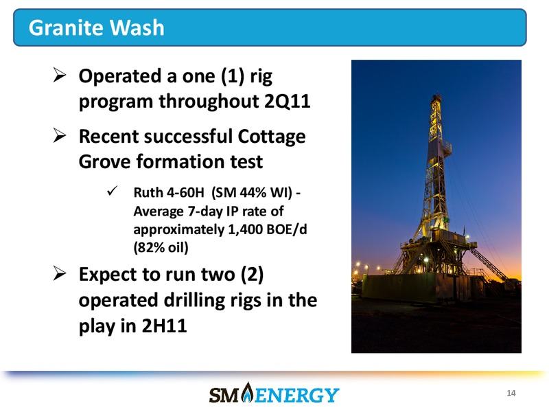 The Oil and Gas Conference – SM Energy Company – slide 13