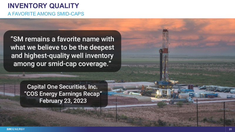 28th Annual Vail Summit – SM Energy Company – slide 19