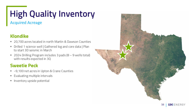 2023 Results & 2024 Operating Plan – SM Energy Company – slide 15