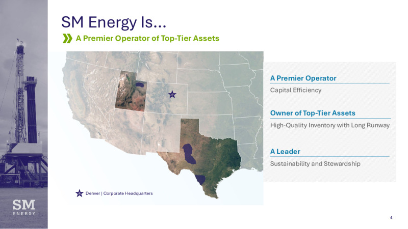 February 2025 JPM Global Leverage Finance Conference – SM Energy Company – slide 3