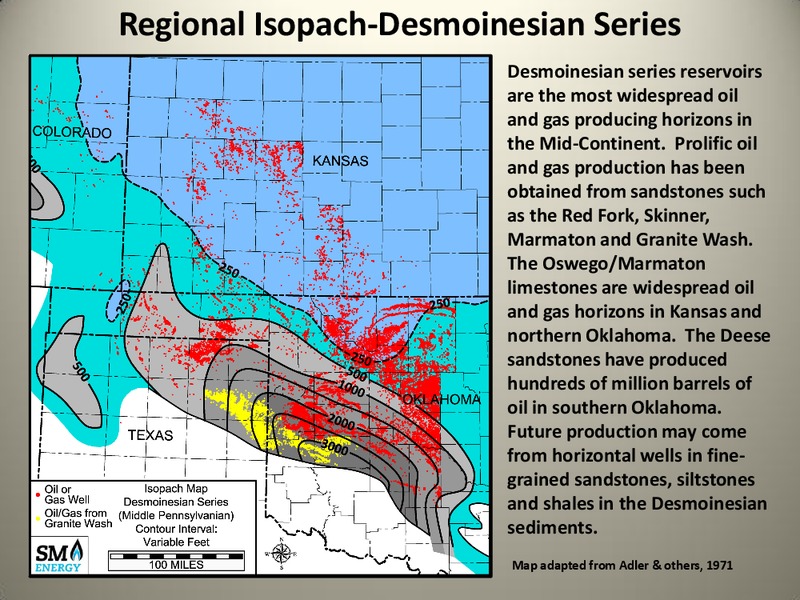 The Anadarko Basin: Oil and Gas Exploration Past – SM Energy Company – slide 38